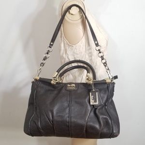 Coach Pinnacle Madison Brown Carrie Satchel